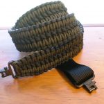 Two point paracord gun sling. Primary color od green. Secondary color black. Extra wide double cobra weave. TOC quick disconnect swivels.