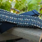 Two point paracord gun sling. Primary color od green. Secondary color woodland camo. Extra wide double cobra weave. TOC quick disconnect swivels.