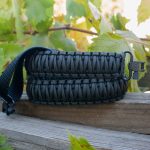 Two point paracord gun sling. Primary color od green. Secondary color black. King cobra weave. GrovTec quick disconnects.